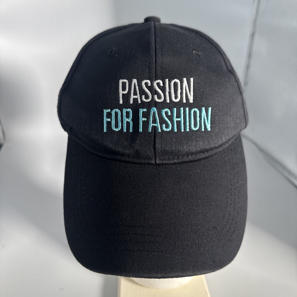 Passion For Fashion Black‎ Adjustable Baseball Cap Hat